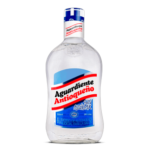 AGUARDIENTE ANTIOQUEÑO 750 CC AZUL LIGHT