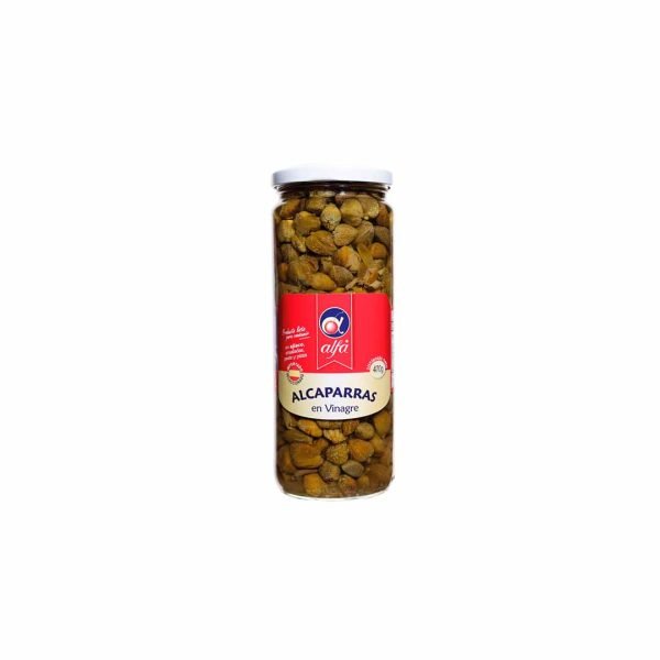 ALCAPARRAS EN VINAGRE ALFA 470 GRS