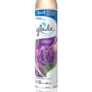 AMBIENTADOR GLADE 400 CC AEROSOL CAMPOS DE LAVANDA