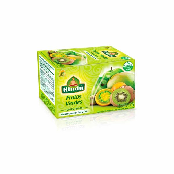 AROMATICA HINDU FRUTAL X20 BOLSITAS FRUTOS VERDES