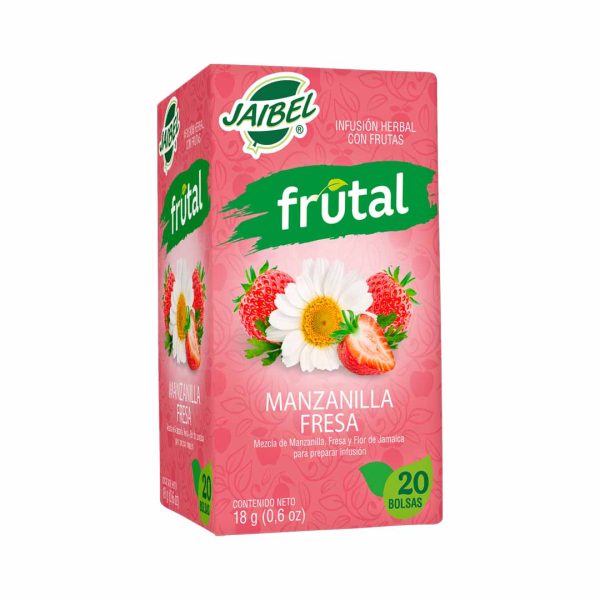 AROMATICA JAIBEL FRUTAL X20 BOLSITAS MANZANILLA Y FRESA