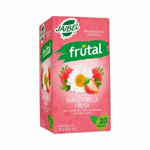 AROMATICA JAIBEL FRUTAL X20 BOLSITAS MANZANILLA Y FRESA