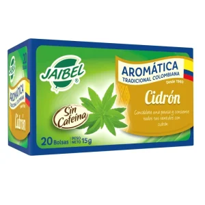 AROMATICA JAIBEL TRADICIONAL X20 BOLSITAS CIDRON