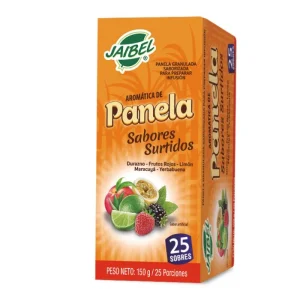 AROMATICA JAIBEL TRADICIONAL X25 SOBRES DE PANELA SURTIDOS