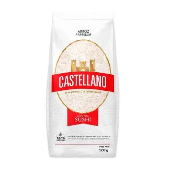 ARROZ CASTELLANO 500 GRS PARA SUSHI PREMIUM
