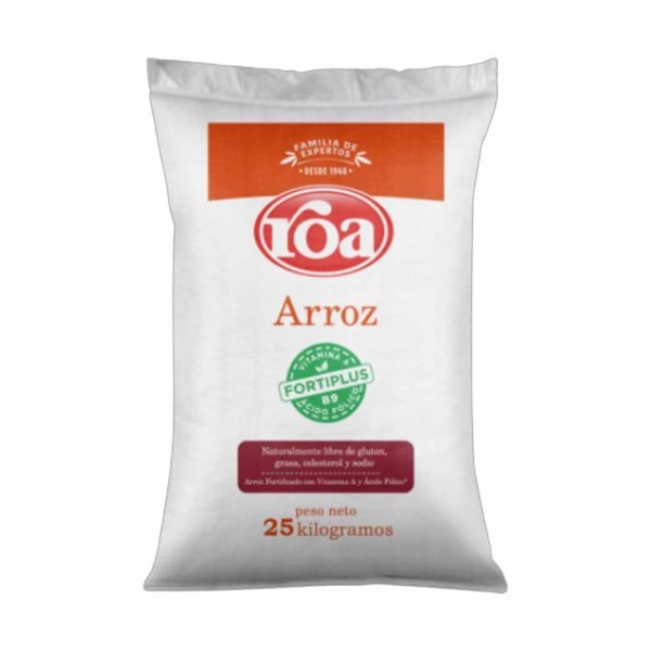 ARROZ ROA 25 KILOS A GRANEL INSTITUCIONAL