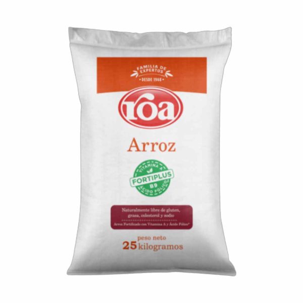 ARROZ ROA 25 KILOS A GRANEL INSTITUCIONAL