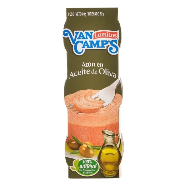 ATUN VAN CAMPS 3X80 GRS LOMITOS ACEITE OLIVA