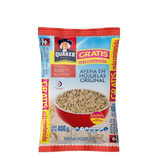 AVENA QUAKER 350 GRS HOJUELA DOY PACK