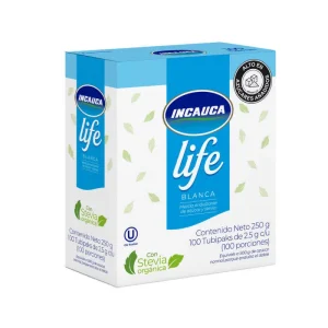 AZUCAR INCAUCA X100 TUBI PACK BLANCO LIFE
