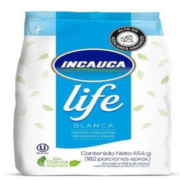 AZUCAR LIFE INCAUCA 454 GRS BLANCA
