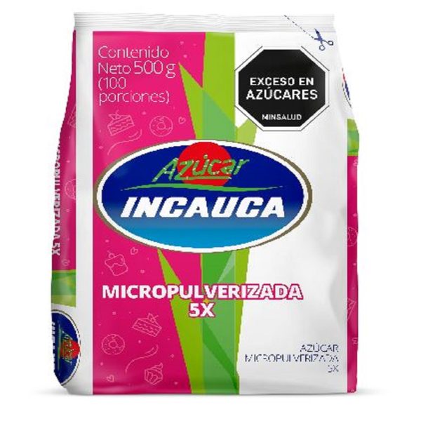 AZUCAR MICROPULVERIZADA INCAUCA 500 GRS