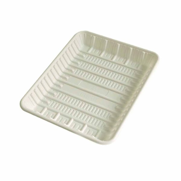 BANDEJA BIODEGRABABLE ECOGREEN JUMBO No 8-1 27x22x2 X20 UDS NATURAL DEGX-270
