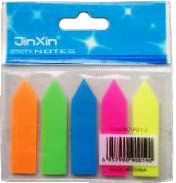 BANDERITAS SENALIZADORAS FLECHA X 5 COLORES