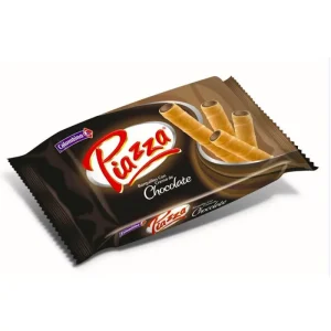 BARQUILLOS PIAZZA 10X4.5 GRS CHOCOLATE