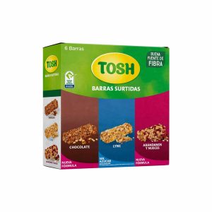 / BARRA DE CEREAL TOSH X6X23 GRS SURTIDO