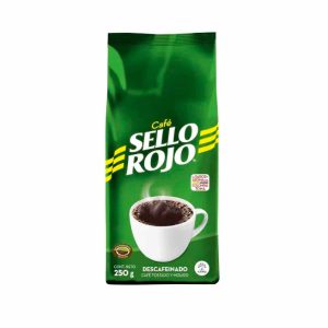 / CAFE SELLO ROJO 250 GRS DESCAFEINADO