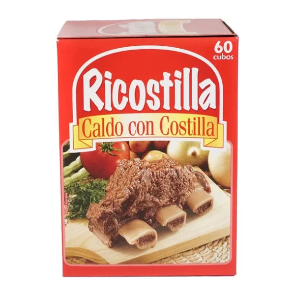 CALDO DE COSTILLA RICOSTILLA 60X11 GRS CUBOS