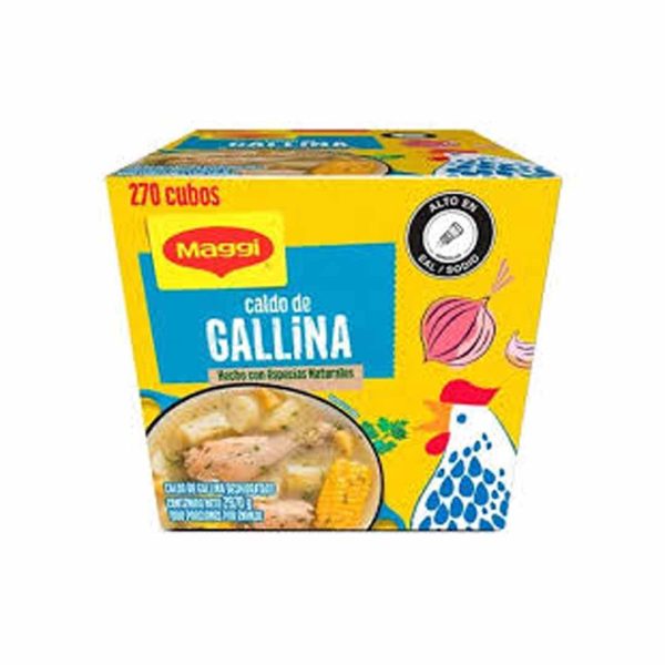 CALDO DE GALLINA MAGGI X270 TABLETAS INSTITUCIONAL
