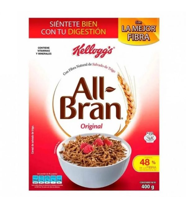 CEREAL ALL-BRAN 400 GRS SALVADO TRIGO 100% NATURAL 93506