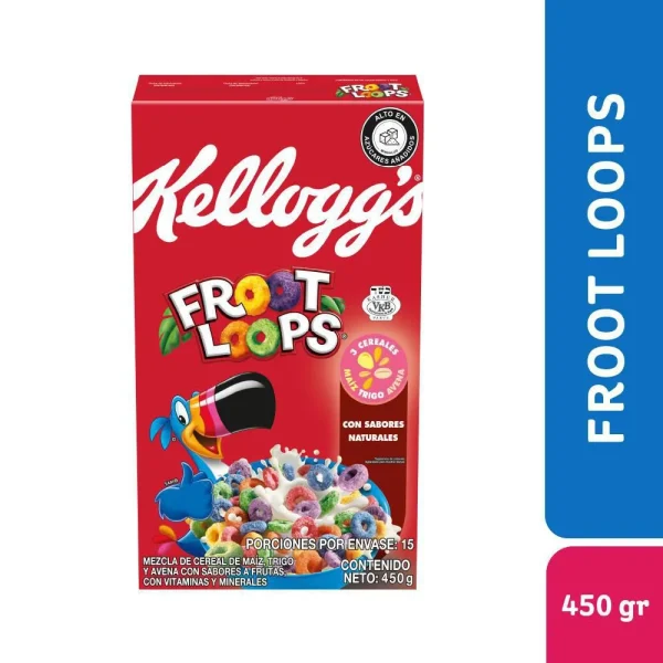 CEREAL FROOT LOOPS KELLOGGS 450 GRS