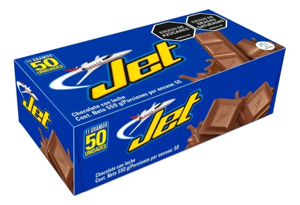 CHOCOLATINA JET 50X12 GRS PEQUEÑA