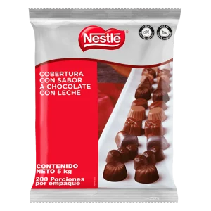 COBERTURA NESTLE 5 KILOS CACAO CON LECHE EN TROZOS INSTITUCIONAL