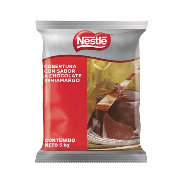 COBERTURA NESTLE 5 KILOS CHOCOLATE SEMIAMARGO EN TROZOS INSTITUCIONAL