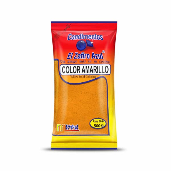 COLOR EL ZAFIRO AZUL 500 GRS AMARILLO