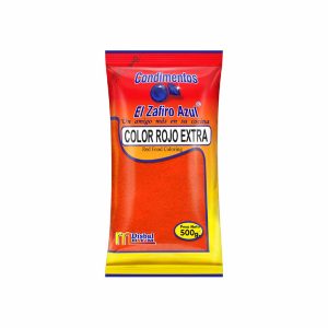 COLOR  EL ZAFIRO AZUL 500 GRS ROJO