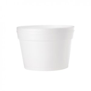 CONTENEDOR ICOPOR WAU 12 OZ X20 UDS C/TAPA PLASTICA 312WTP