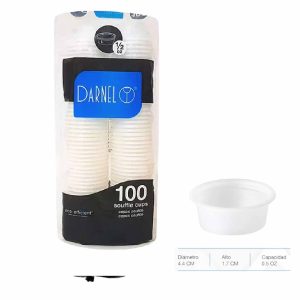 COPA SOUFFLE DARNEL 0.5 OZ X100 UNDS OPAL D630502A