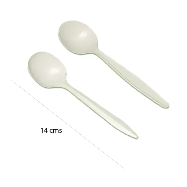 CUCHARA SOPA BIODEGRADABLE ECOGREEN X25 UDS NATURAL DWFS-08