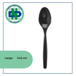 CUCHARA DULCERA DARNEL X100 UDS NEGRA D93210099