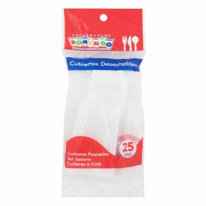 CUCHARA PEQUEÑA DOMINGO X25 UDS 00110 BLANCA