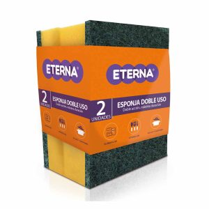 ESPONJA ETERNA 10X7 CMS DOBLE USO LAMINADA