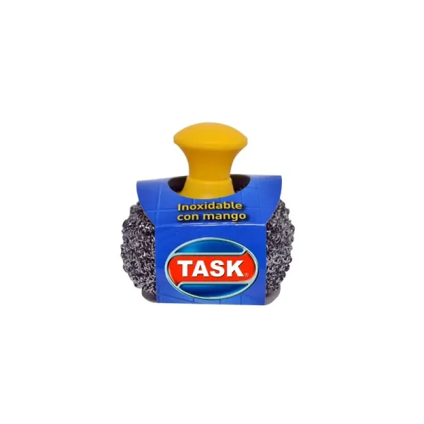ESPONJA TASK PLATINUM POMO ACERO INOXIDABLE 0335