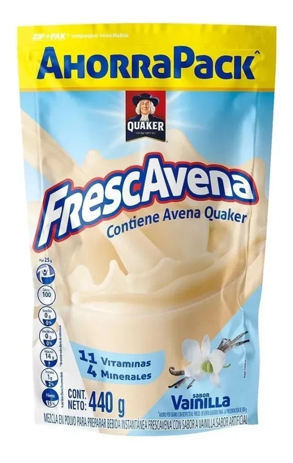 FRESCAVENA QUAKER 440 GRS VAINILLA
