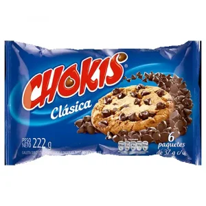 / GALLETA CHOKIS 6X37 GRS CHISPAS
