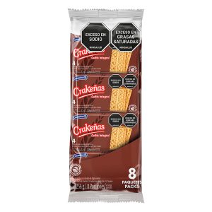 GALLETA CRAKEÑAS COLOMBINA 8X4 UNDS SALTIN INTEGRAL PORCIONADA 2590