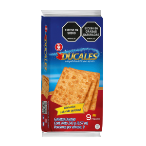 / GALLETA DUCALES  9X3 243GRS