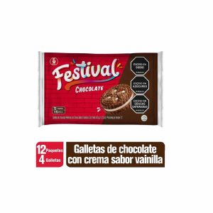 GALLETA FESTIVAL CHOCOLATE 12X4 UDS