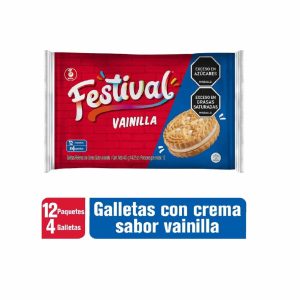 GALLETA FESTIVAL VAINILLA 12X4 UNDS