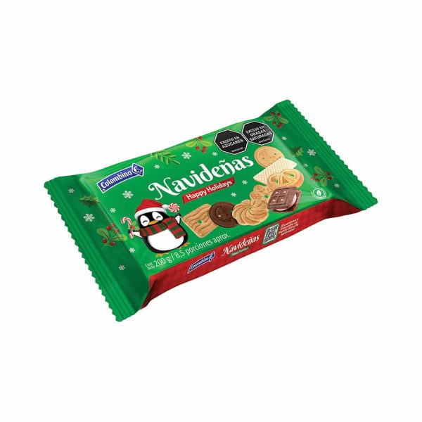 GALLETA NAVIDENA COLOMBINA 200 GRS CAJA PLEGADIZA (20225)