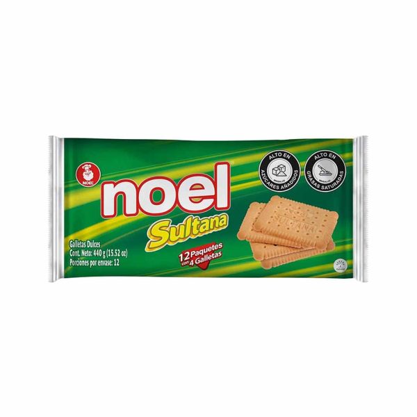 GALLETA NOEL SULTANA 440 GRS 12X4 PORCIONADA