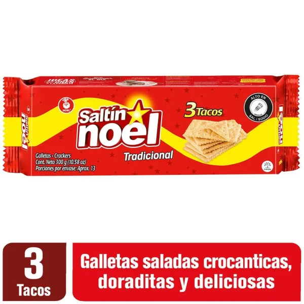 GALLETA SALTIN NOEL 300 GRS TRI TACO (1568)