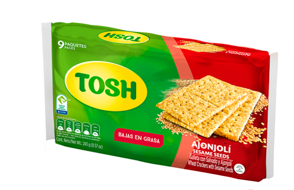 GALLETA TOSH 9X24 GRS AJONJOLI