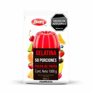 GELATINA BOOM AZUCARADA X 1000 GR FRAMBUESA