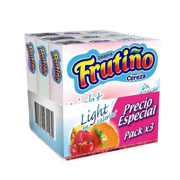 GELATINA FRUTIÑO 11 GRS LIGHT SURTIDO