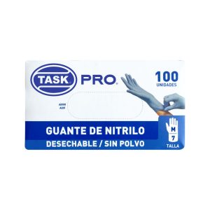 GUANTE NITRILO AZUL TASK PRO X100 UNDS TALLA L (1330082)